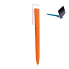 40520-tr-rimbo-telefon-standli-kalem-turuncu-promosyon-plastik-kalem-45137-13-B