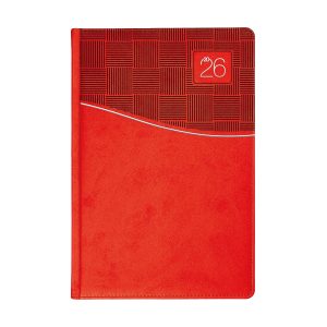 70217 KR - 16 x 24 BORNOVA GÜNLÜK AJANDA KIRMIZI