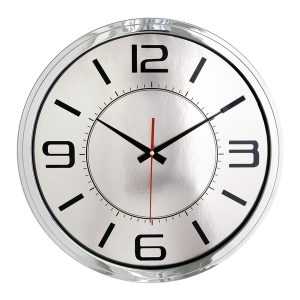 EGEMEN DUVAR SAATİ GÜMÜŞ (42 CM)